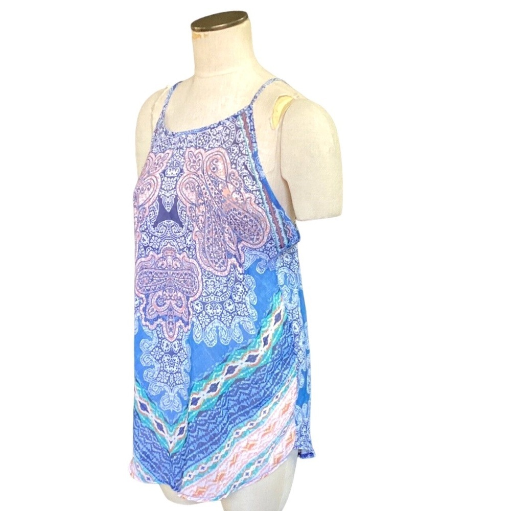 ❤️ 🆕 OP OCEAN PACIFIC Coverup Cami Paisley Cover Up Size L